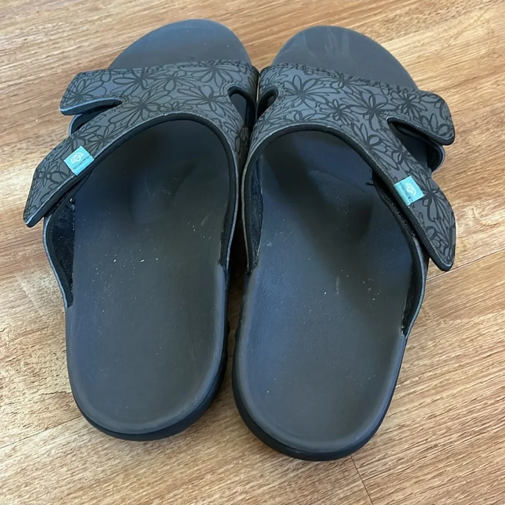 Spenco Sandals Floral‎ Womens 6 Wide